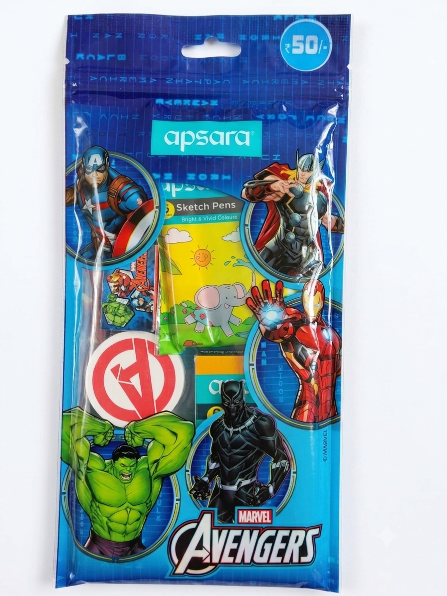 Apsara Marvel Avengers All-in-One Stationery Kit